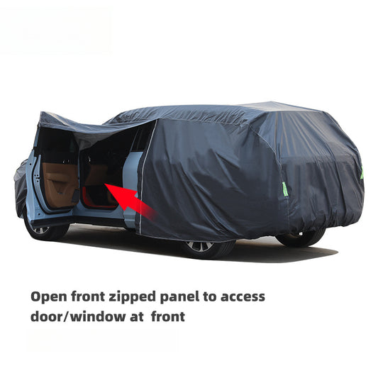 All-Weather PVC Car Cover – Full Vehicle Shield for Sun, Rain, and Seasonal Defense