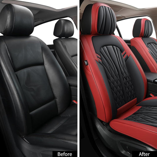 General car seat covers Faux Leather Automotive Seat Covers for Cars SUV Sedan