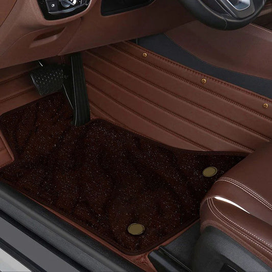 COFFEE GALAXY DOUBLE LAYER CUSTOMIZED CAR MAT