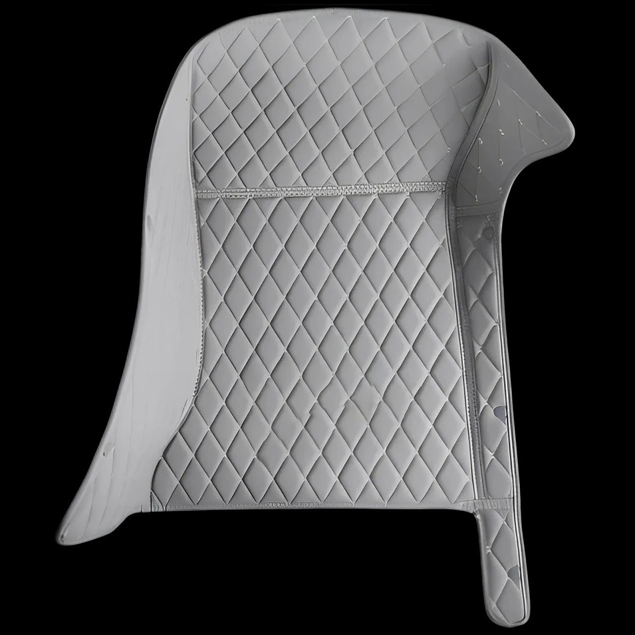 Gray Diamond Stitching Luxury Car Mats